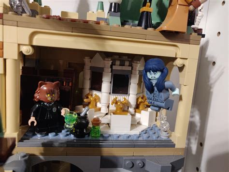 Moaning Myrtle Finally Where She Belongs Got This Minifig For Cents From A Guy Selling His
