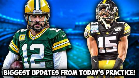 Undrafted Rookie Making Plays Today Packers Training Camp Updates Youtube