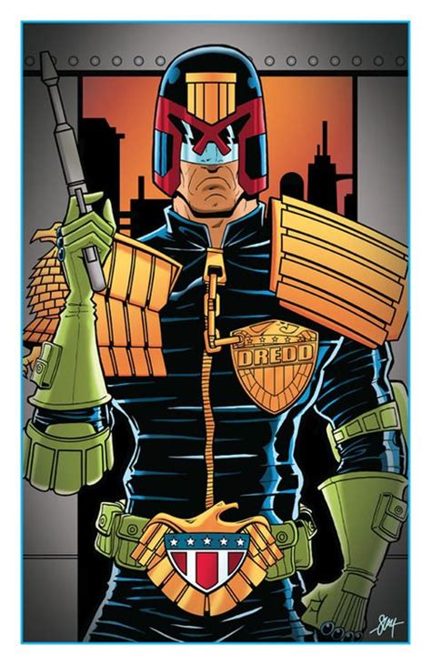 Judge Dredd Cal Slayton Judge Dredd Comic Judge Dredd Comic Art