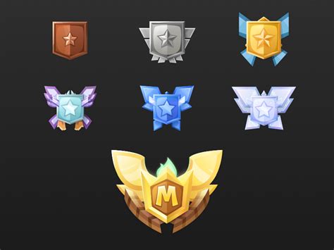 Fortnite Master Rank Icons By Darren Law On Dribbble