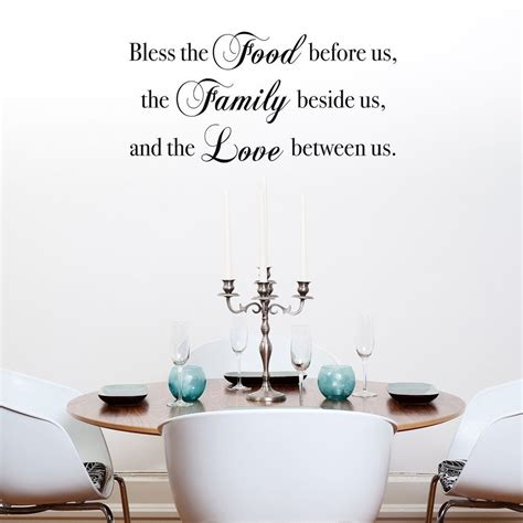 Dining room wall words specifics this removable vinyl wall quote will bring a wonderful reminder of all the great conversations and family bonding that has happened around your kitchen or dining room. Decorate your dining room with this wall quote! Select the size and color that best fits your ...