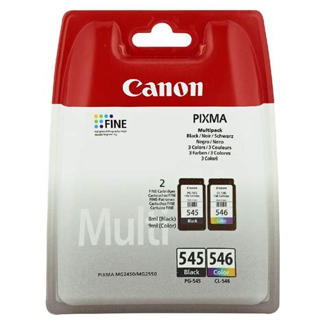 Certainly prior to we share this printer motorist. Original Canon Pixma MG 2500 Series (8287B005 / PG-545 CL-546) Druckerpatrone Schwarz,Color ...