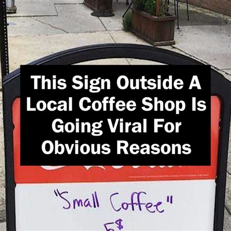 Affordable and search from millions of royalty free images, photos and vectors. This Sign Outside A Local Coffee Shop Is Going Viral For ...
