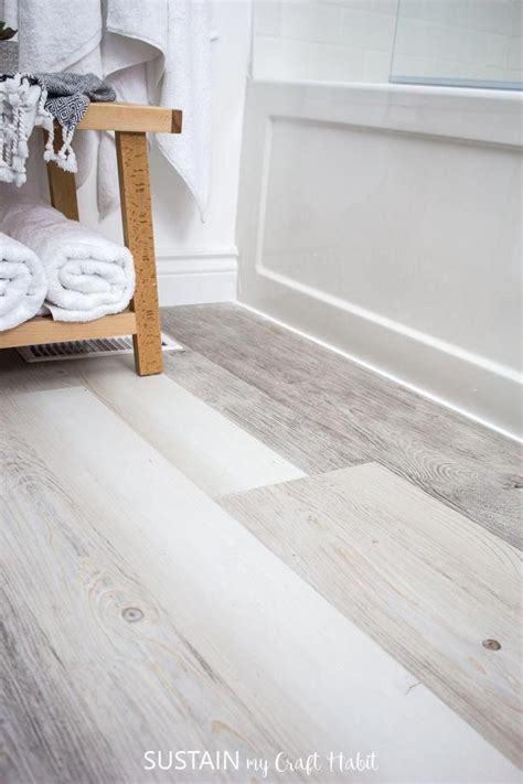 You shouldn't glue the planks as this limits the expansion and contraction of the flooring due to environmental changes. Installing VINYL PLANK FLOORING over tile is a simple way to update your bathroom. Check o… in ...