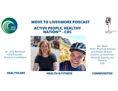 Active People Healthy Nation℠ Cdc Podcast Series — Move To Live More