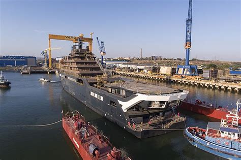 Worlds Largest Superyacht Launched The 183m Rev Ocean