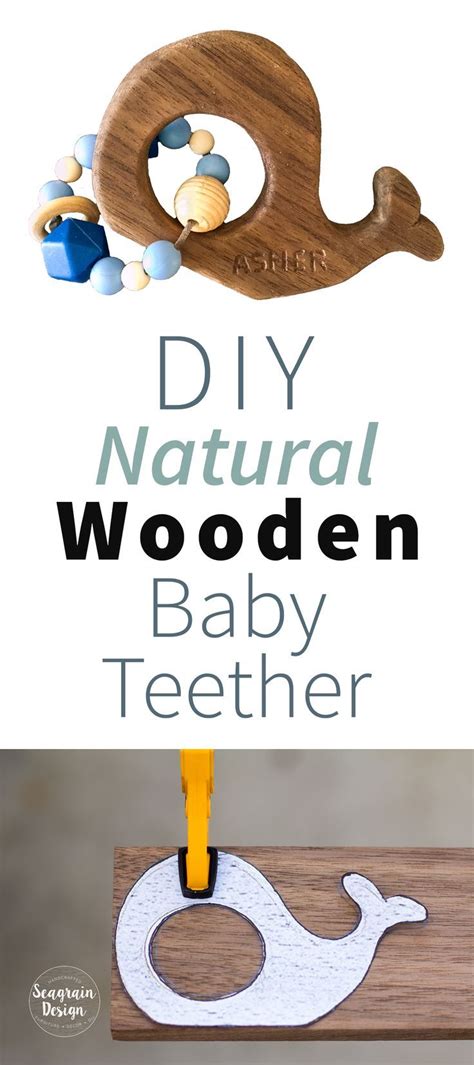 How To Make A Natural Wooden Baby Teether Baby Toys Diy Wooden Baby