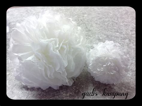 Cara Membuat Bunga Dari Tisu Putih Terbaru