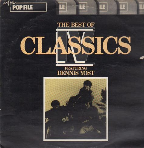 Classics Iv Featuring Dennis Yost The Best Of Classics Iv Featuring Dennis Yost 1980 Vinyl