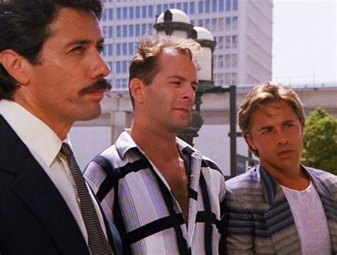 Bruce willis portrayed frank moses in red and red 2. Edward James Olmos, Bruce Willis, and Don Johnson in Miami ...