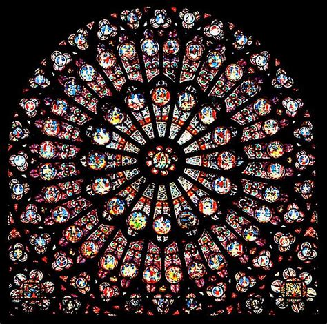 St patrick's cathedral rose window. Rose Window, Cathedral of Notre Dame, Paris, France, circa ...