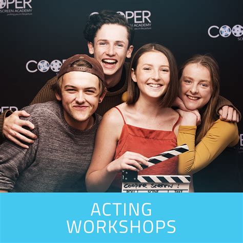 Cooper Screen Academy Blog Archive Acting Workshops