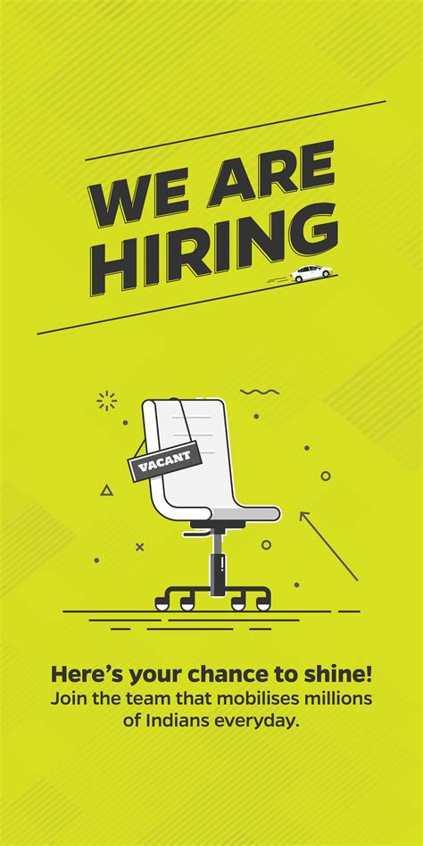 Check Out My Behance Project Hiring Poster