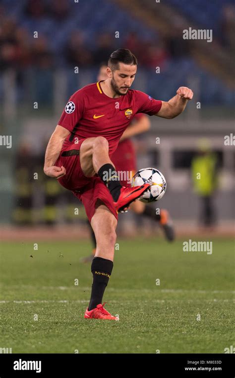 Konstantinos Manolas Of Roma During The Uefa Champions League Round