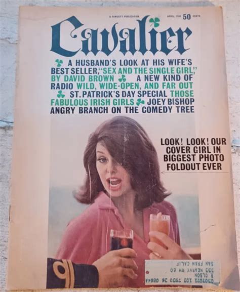 Cavalier Mens Magazine April 1964 1960s Vintage Pinup Photos Playboy