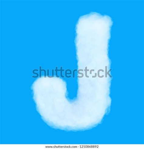 Puffy Cloud Font Set Letters Numbers Stock Photo 1250868892 Shutterstock
