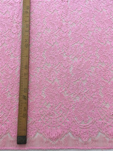 Pink Lace Fabric Guipure Lace Lace Fabric From