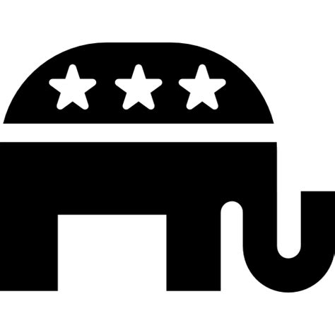 Elephant Republican Symbol Free Signs Icons