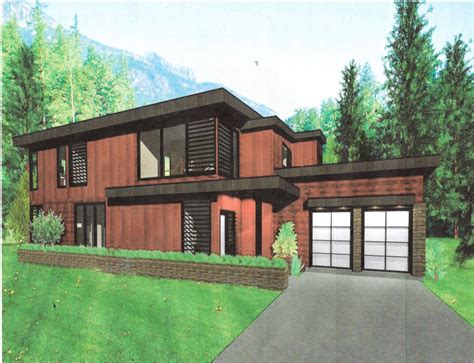 Grandview Modern Flat Roof Design Liscott Custom Homes Ltd