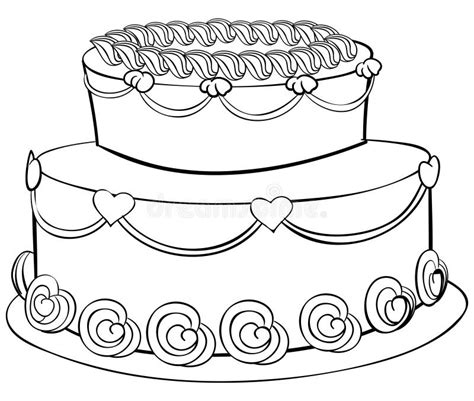 Cake Outline Royalty Free Stock Photography Image 20699647