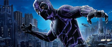 2560x1080 Black Panther 4k Movie Poster 2018 2560x1080 Resolution Hd 4k Wallpapers Images