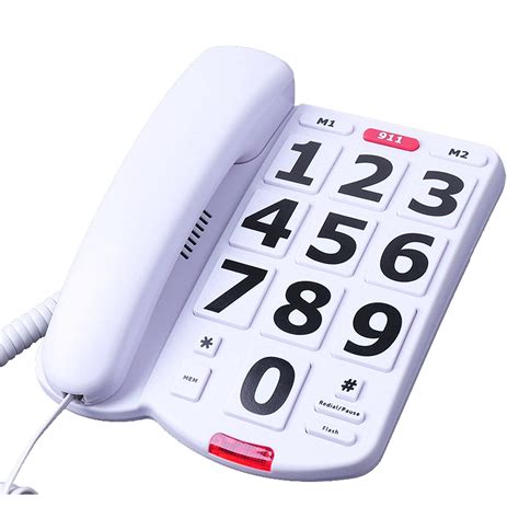 Buy Benotek Corded Big Button Landline Phones For Seniors Home Single