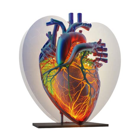 Humano Corazón Interno Organo Corazón Forma Humano Corazón Aislado