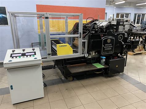 Hot Foil Stamping Machine Heidelberg Cylinder Sb 54 × 77 Lidograf