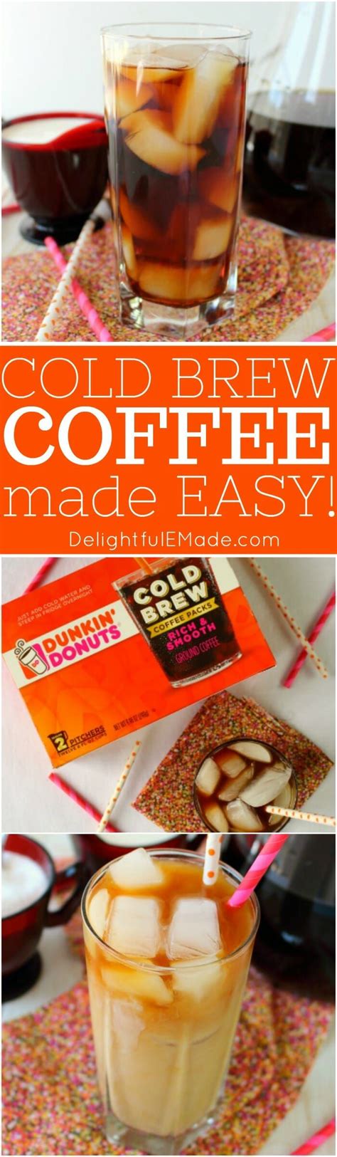 Making Cold Brew Coffee At Home Just Got A Whole Lot Easier With Dunkin Donuts Cold Brew You