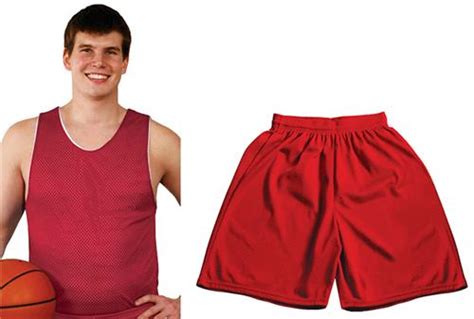 Adult And Youth Reverse Basketball Jersey Shorts Kit Basketball Equipment And Gear