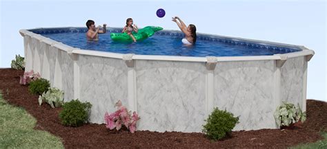 12′ X 24′ Oval 52″ Deep Silver Sea Above Ground Pool Kit Best Above