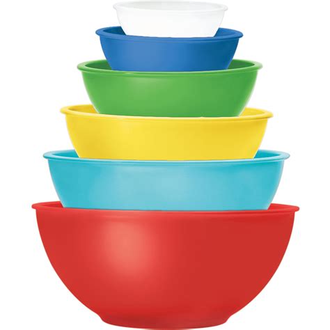 Martha Stewart Collection 6 Pc Mixing Bowl Set Mixing And Measuring