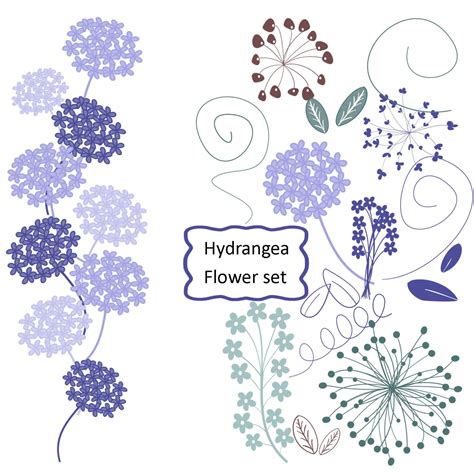 Free Hydrangea Silhouette Cliparts, Download Free Hydrangea Silhouette