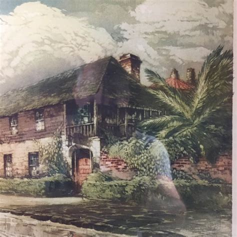 Al Mettel Signed Print The Oldest House Matted Etsy