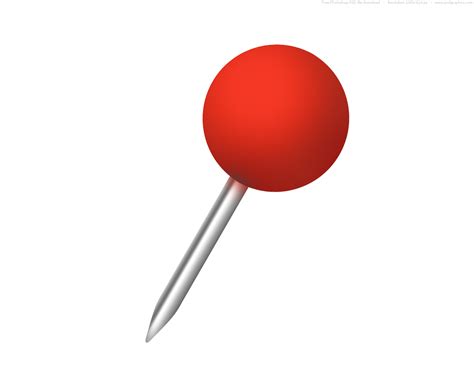 Red Push Pin