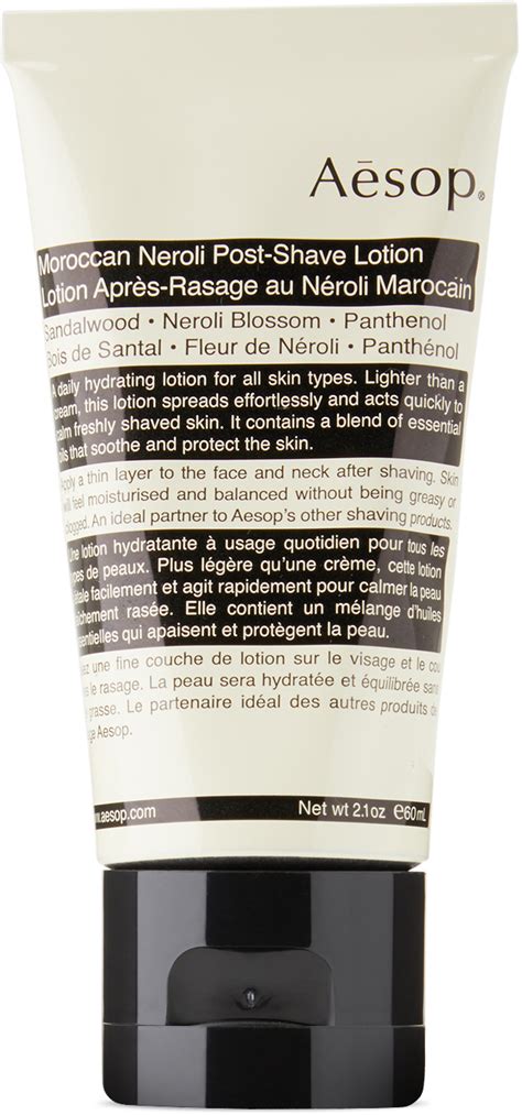 Moroccan Neroli Post Shave Lotion 60 Ml By Aesop Ssense