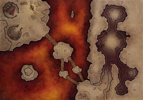 Mount Calamity Lava Caves Dndmaps Map Pictures Calamity Dungeon Maps