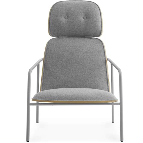 This luxurious lounge chair and ottoman is inspired by the rare papa bear chair by kurt olsen for slagelse mobelvaerk, during the 1950s. Normann Copenhagen designová křesla Pad Lounge Chair High ...