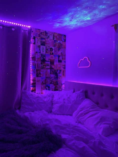 Purple Vibe Aesthetic Room Neon Room Dream Room Inspiration Room