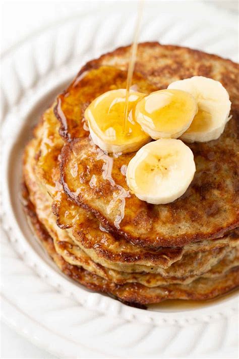Banana Egg Oat Pancakes Meaningful Eats