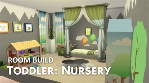 The Sims 4 Room Build Toddler Nursery Youtube