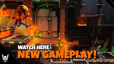 Crash Bandicoot N Sane Trilogy New Gameplay Hang Eight Level Youtube