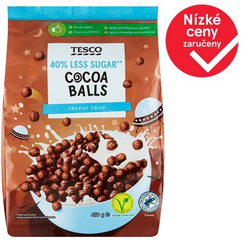 Tesco Wheat Spelled Cocoa Balls 450g Tesco Groceries