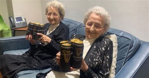 95 year old twins revealed secret behind their longevity ‘no sex and plenty of guinness the