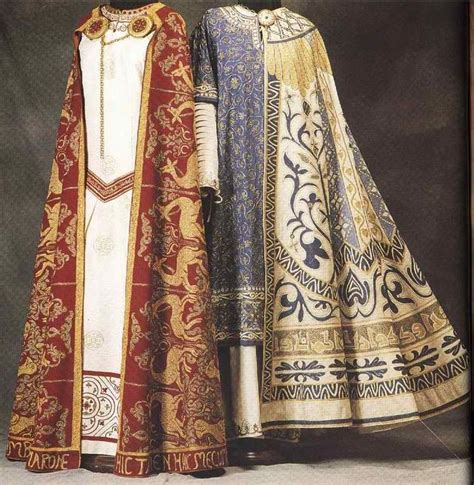 clothing of the byzantine eastern roman empire c medieval fashion byzantine fashion