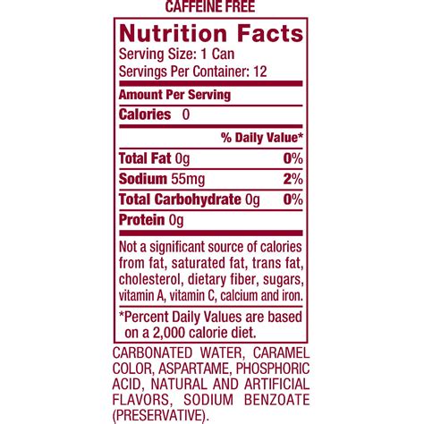 Dr Pepper Nutrition Facts Caffeine Runners High Nutrition