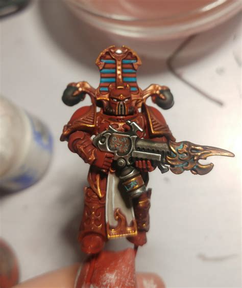 Finished A Thousand Son In Alt Colour Scheme Rwarhammer40k