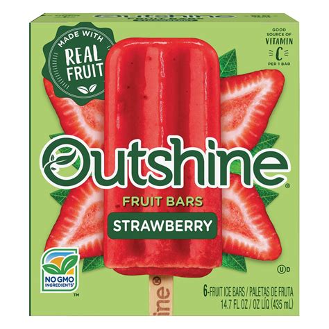Outshine Strawberry Fruit Bars Shop Bars Pops At H E B