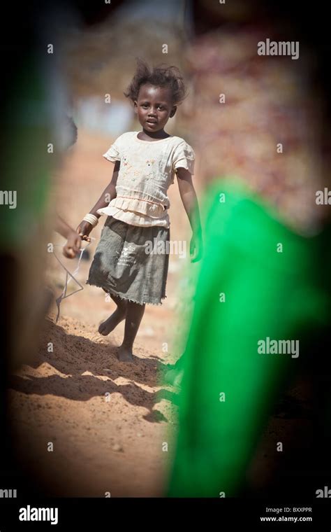 Fulani Girl In The Town Of Djibo In Northern Burkina Faso Stock Photo