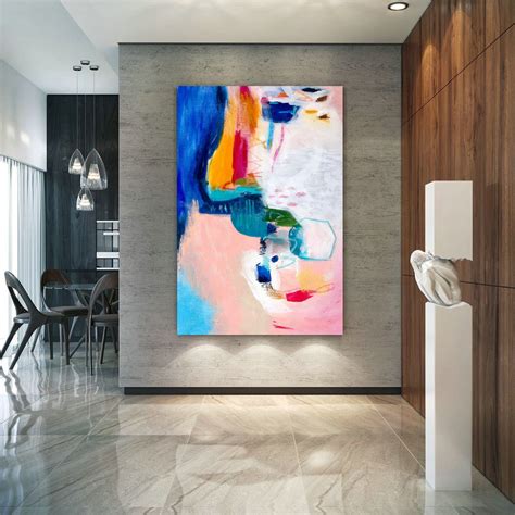 Extra Large Wall Art Palette Knife Artwork Original Painting On Canvas